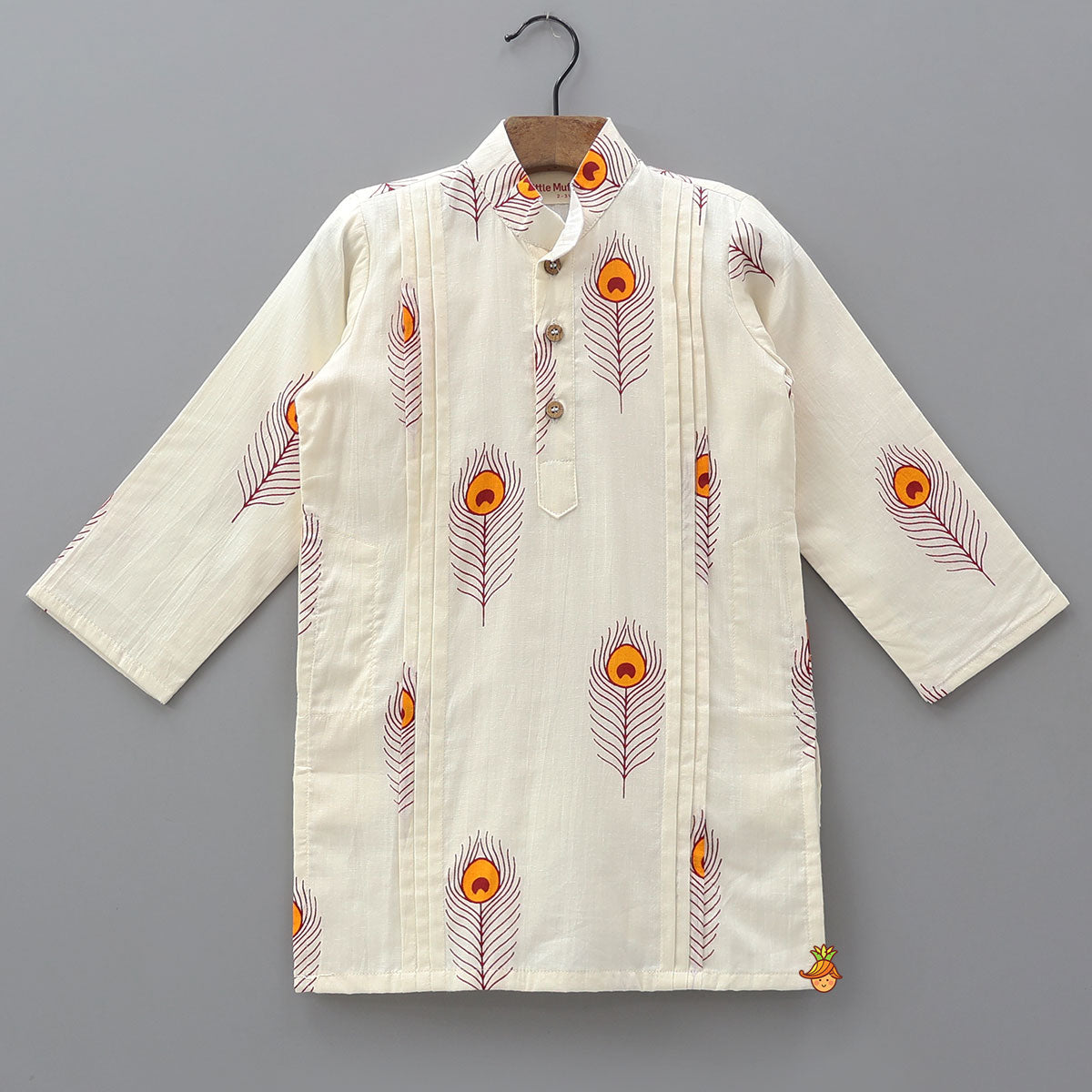 Pre Order: Mor Pankh Printed Kurta And Pyjama