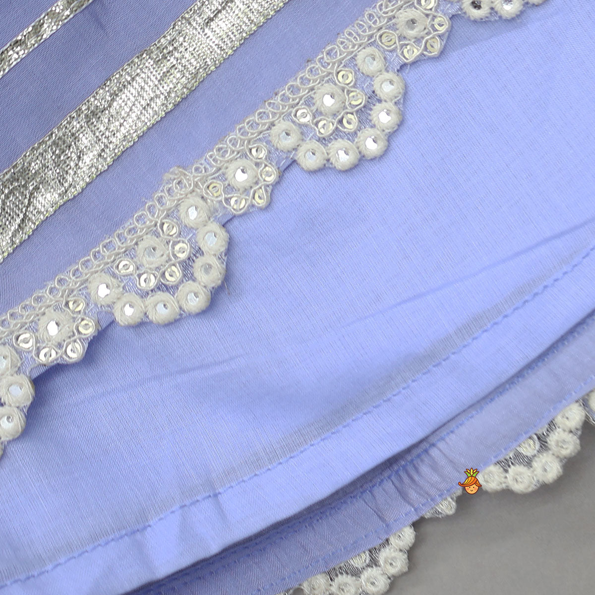 Pre Order: Elegant Kurti And Wide-Leg Palazzo With Net Dupatta