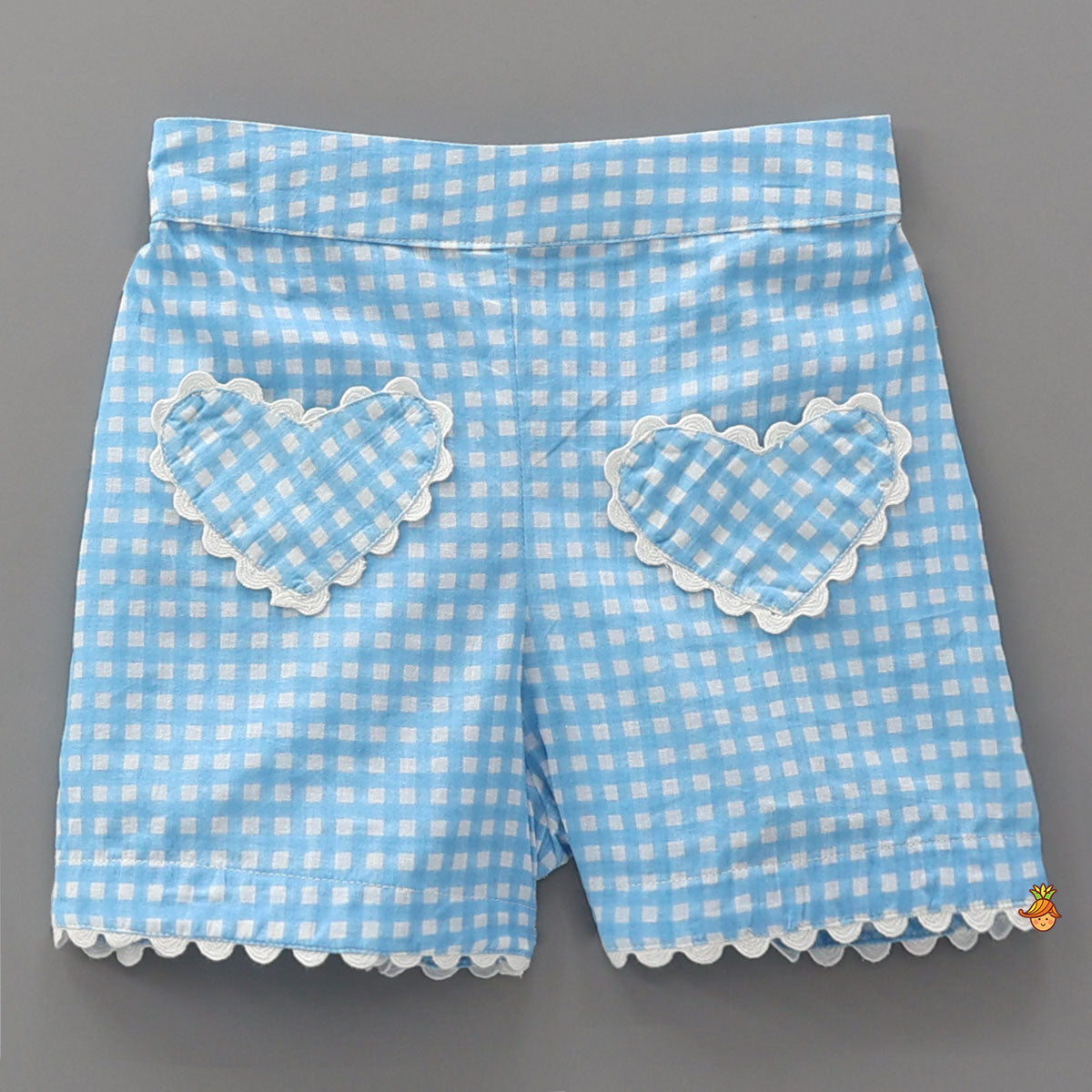 Pre Order: Check Printed Top and Shorts