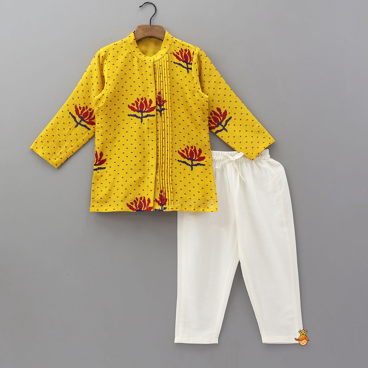 Pre Order: Pin Tuck Kurta And Pyjama