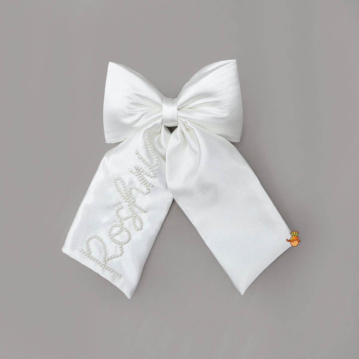 Pre Order: Personalized Name Satin Bow Hair Clip
