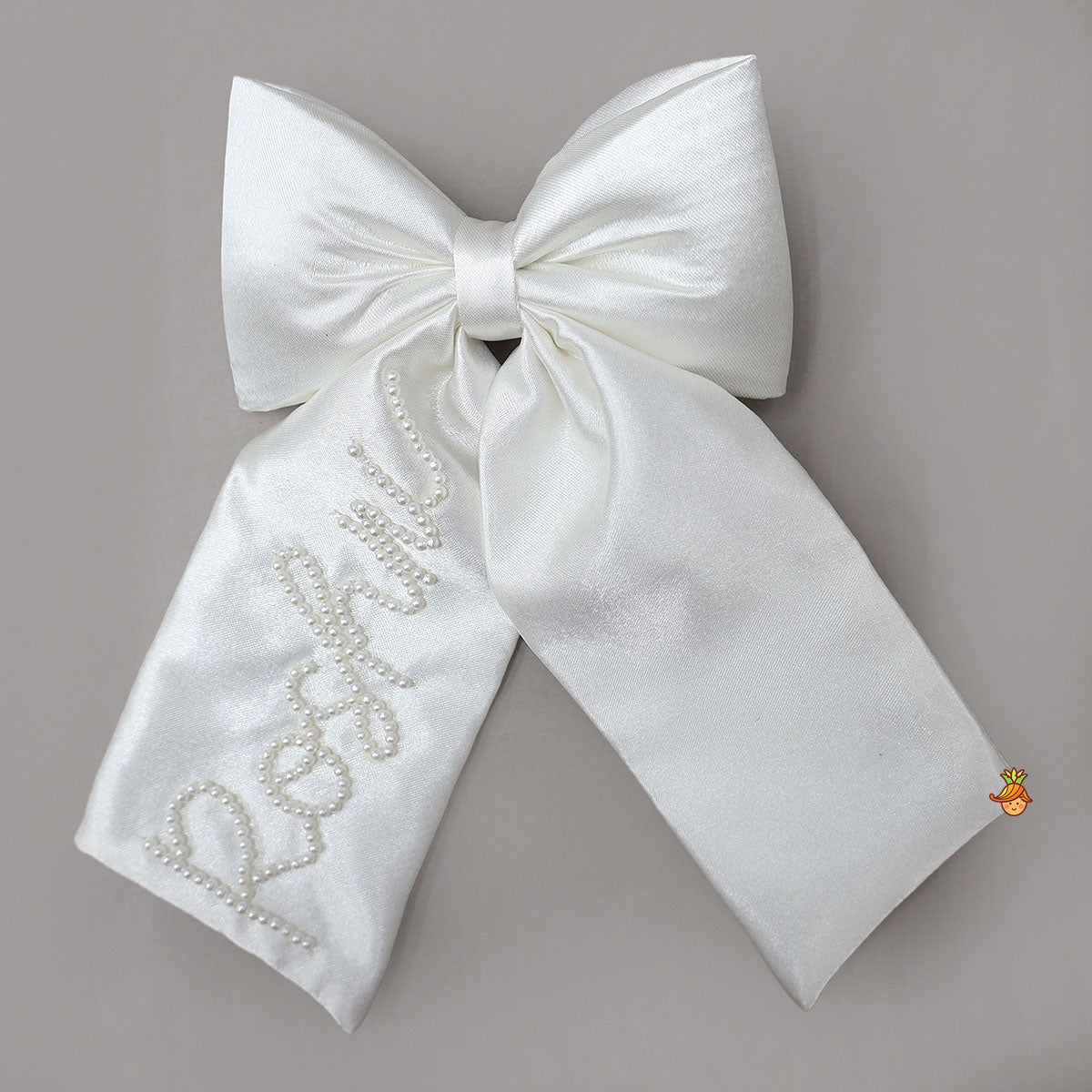 Pre Order: Personalized Name Satin Bow Hair Clip