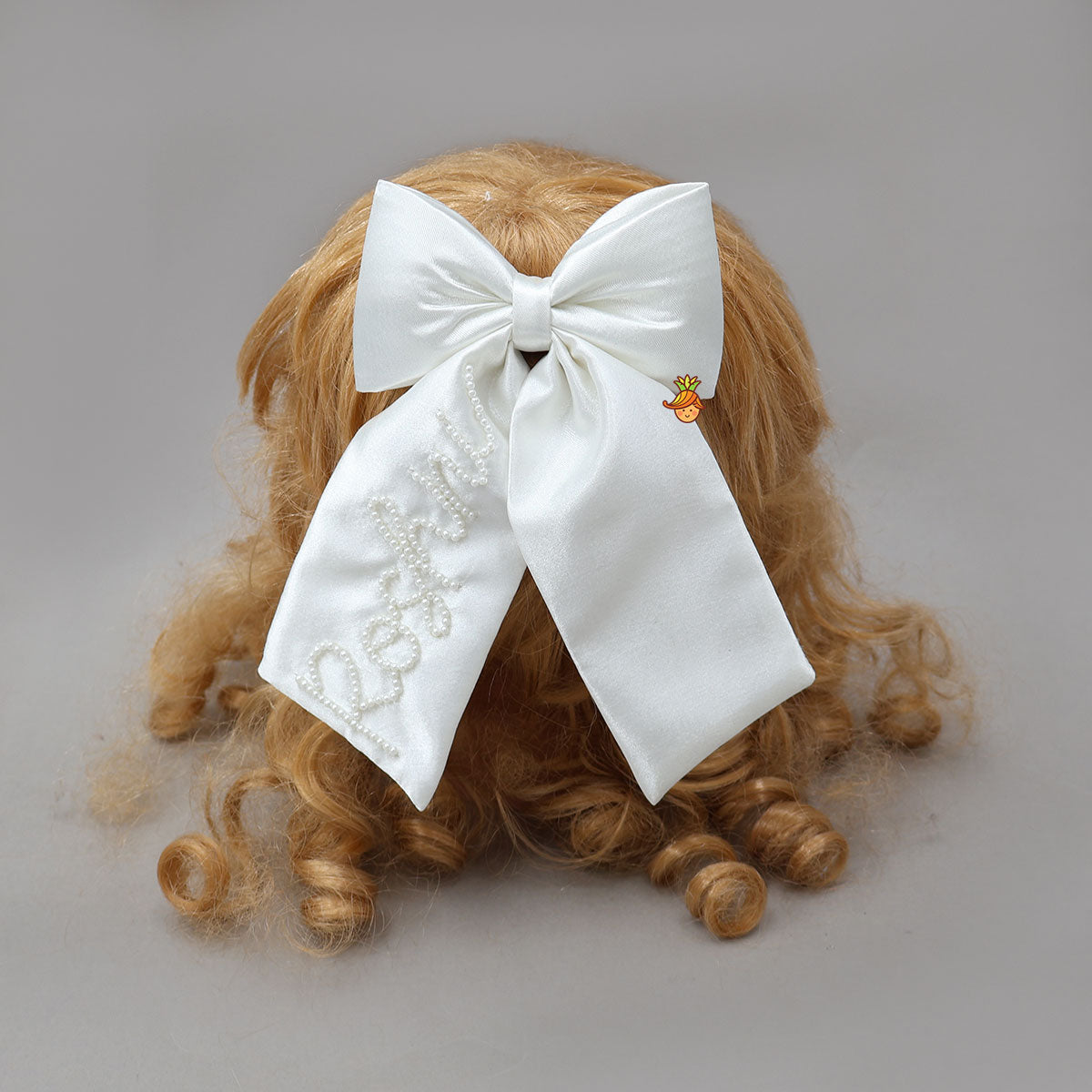 Pre Order: Personalized Name Satin Bow Hair Clip