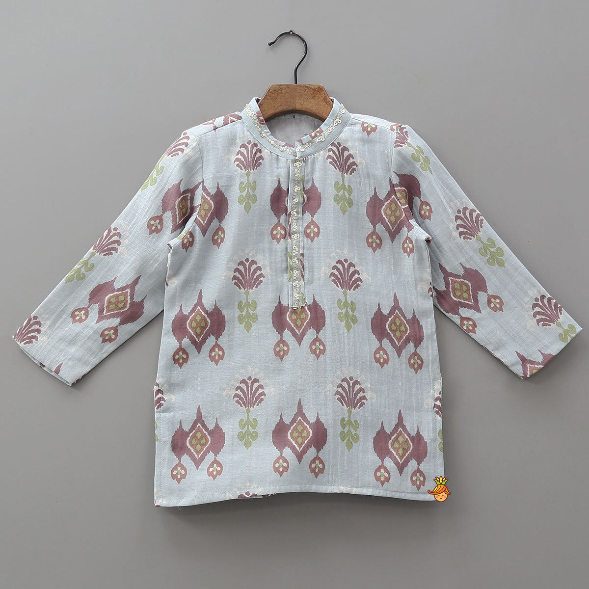 Pre Order: Printed Kurta And Pyjama