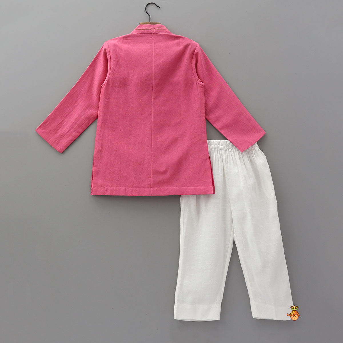 Faux Mirror Detailed Kurta And Pyjama