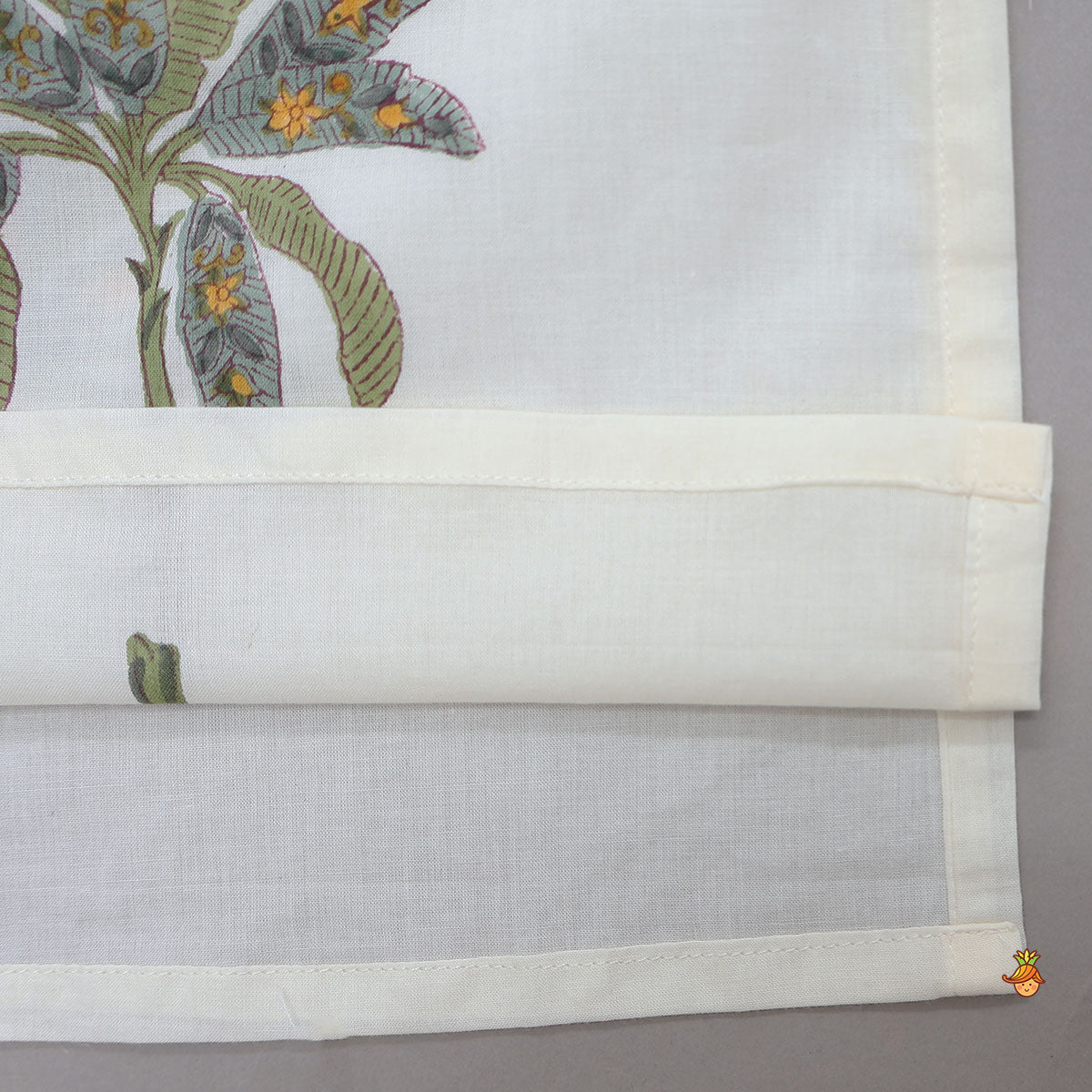 Pre Order: Floral Hand Block Printed Kurta With Jacket And Dhoti