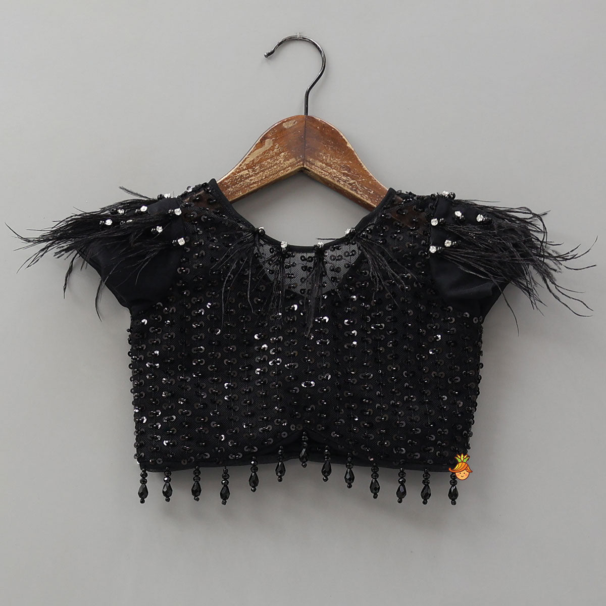 Embroidered Classy Crop Top And Lehenga