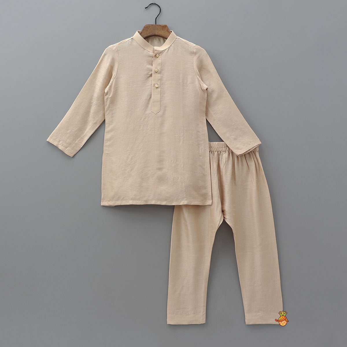 Pre Order: Ethnic Kurta With Regal Embellished Jacket And Pyjama