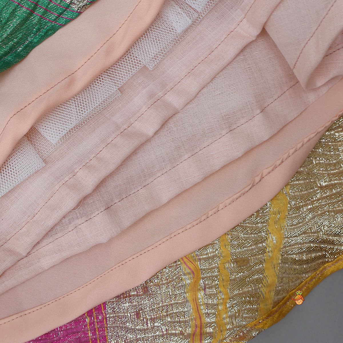 Pre Order: Open Back Halter Neck Style Crop Top And Lehenga