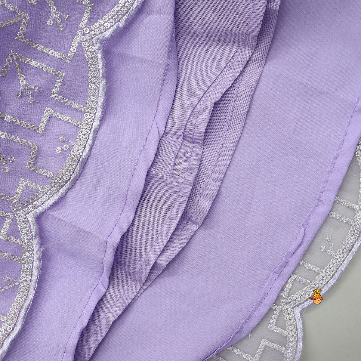 Pre Order: Gorgeous Organza Top And Lehenga With Tassels Detailing