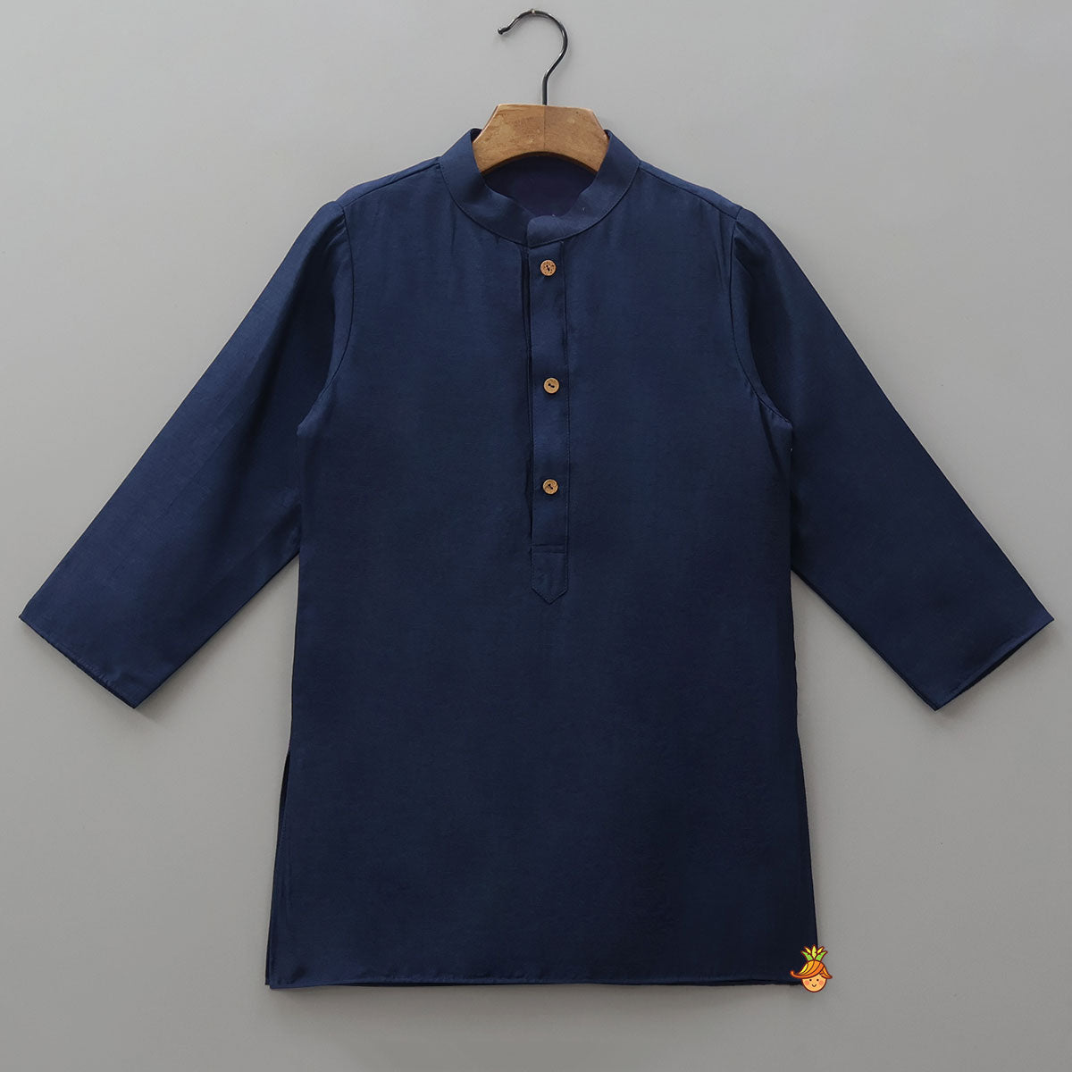 Pre Order: Silk Ethnic Kurta With Gota Leaf Work Jacket And Pyjama