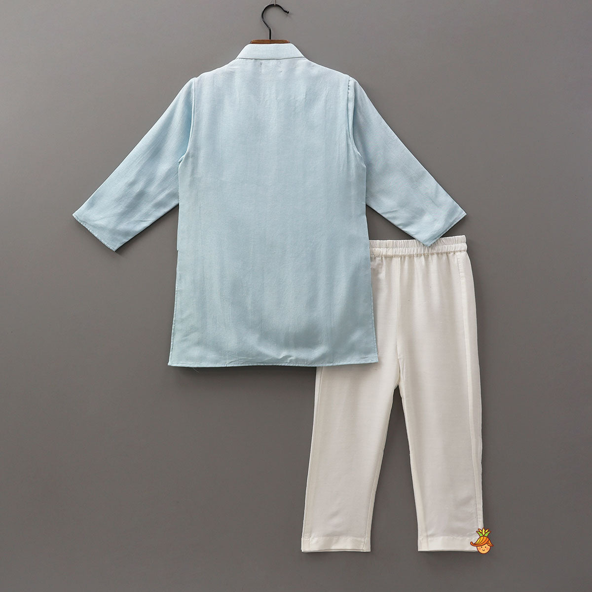 Pre Order: Faux Jacket Style Gota Embroidered Kurta With Pyjama