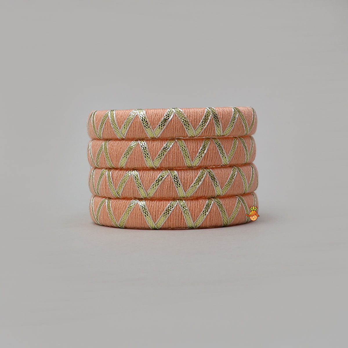 Gota Lace Embellished Thread Bangles