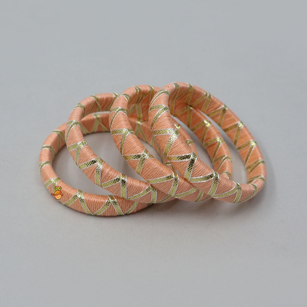 Gota Lace Embellished Thread Bangles