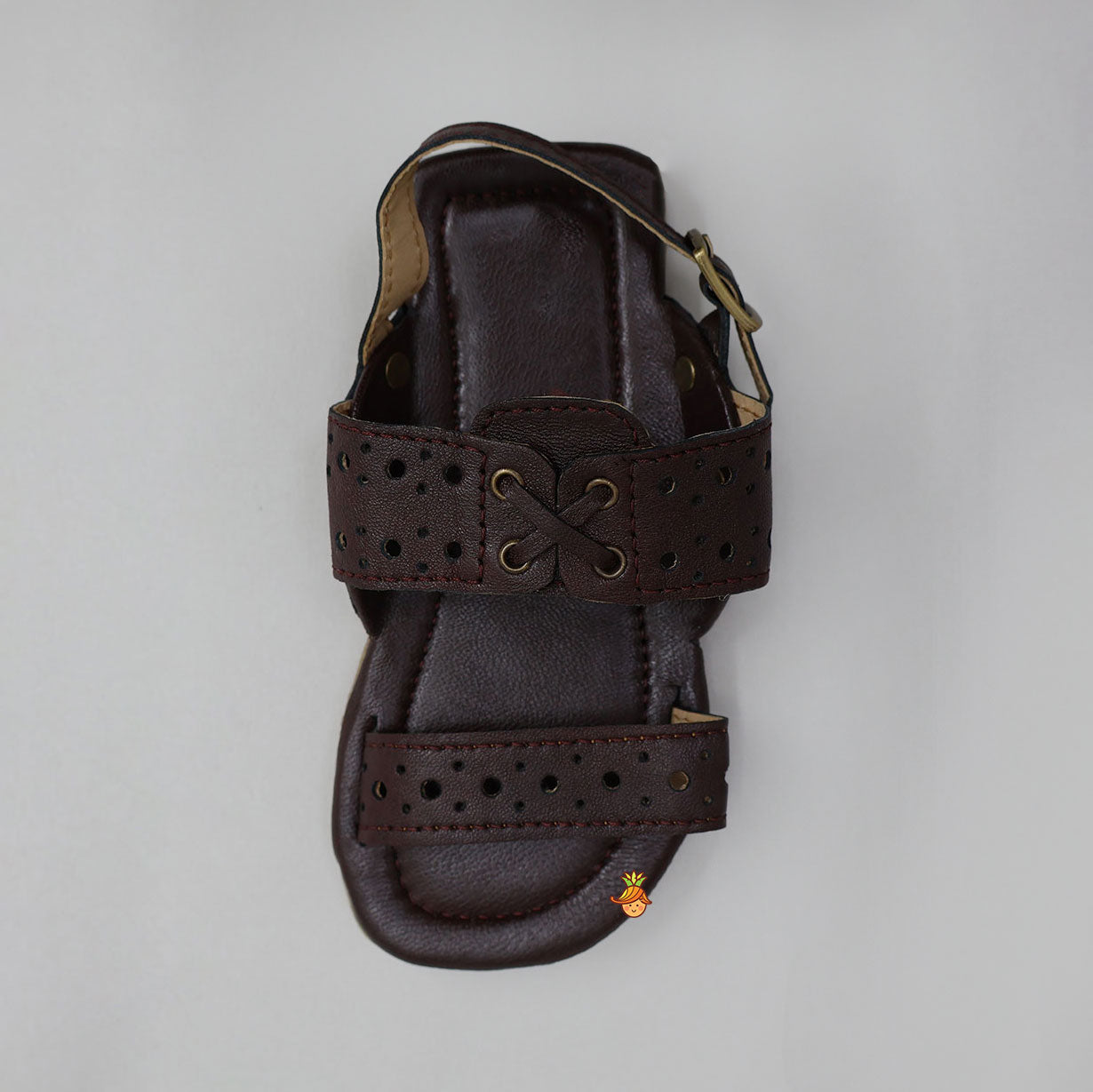 Double-Strap Buckled Ethnic Flats