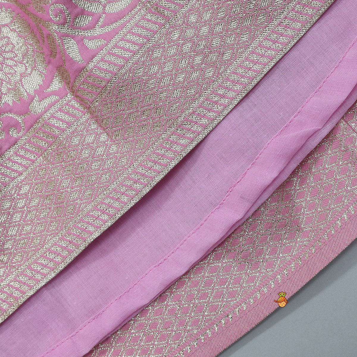 Banarasi Inspired Brocade Anarkali Dress With Open Jacket