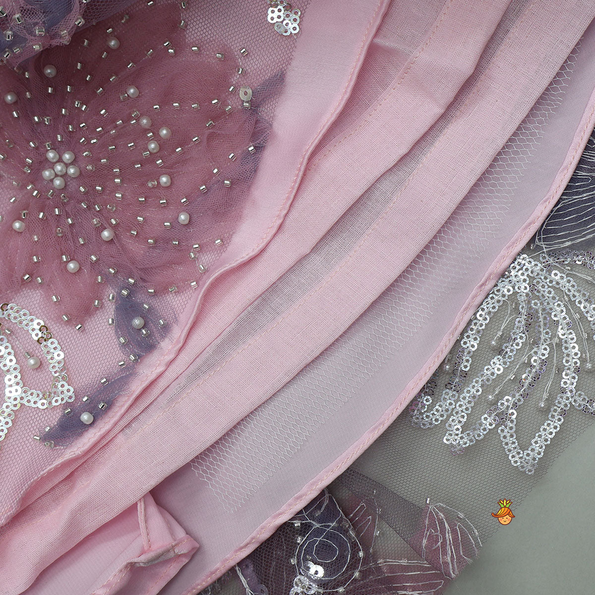 Pre Order: Sparkly Floral Embellished Party Dress