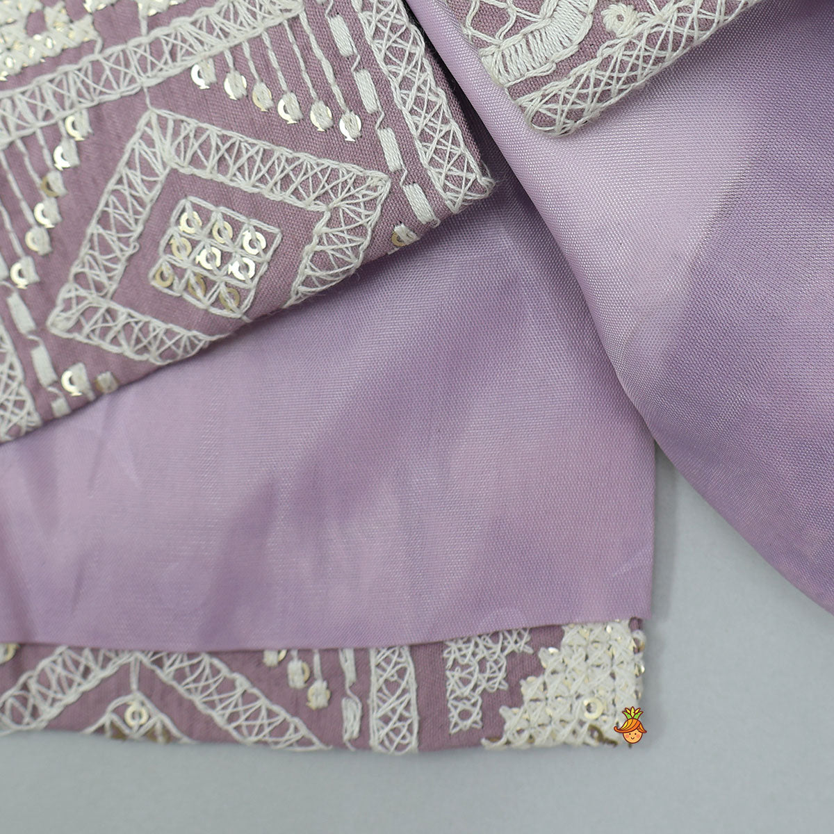 Pre Order: Kurta With Thread Embroidered Jacket And Pyjama