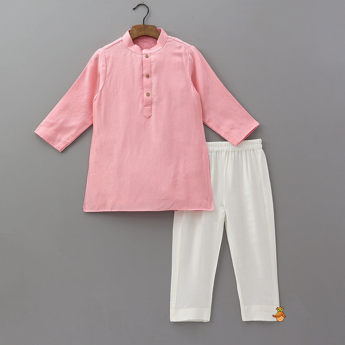 Pre Order: Ethnic Kurta With Floral Hand Embroidered Jacket And Pyjama