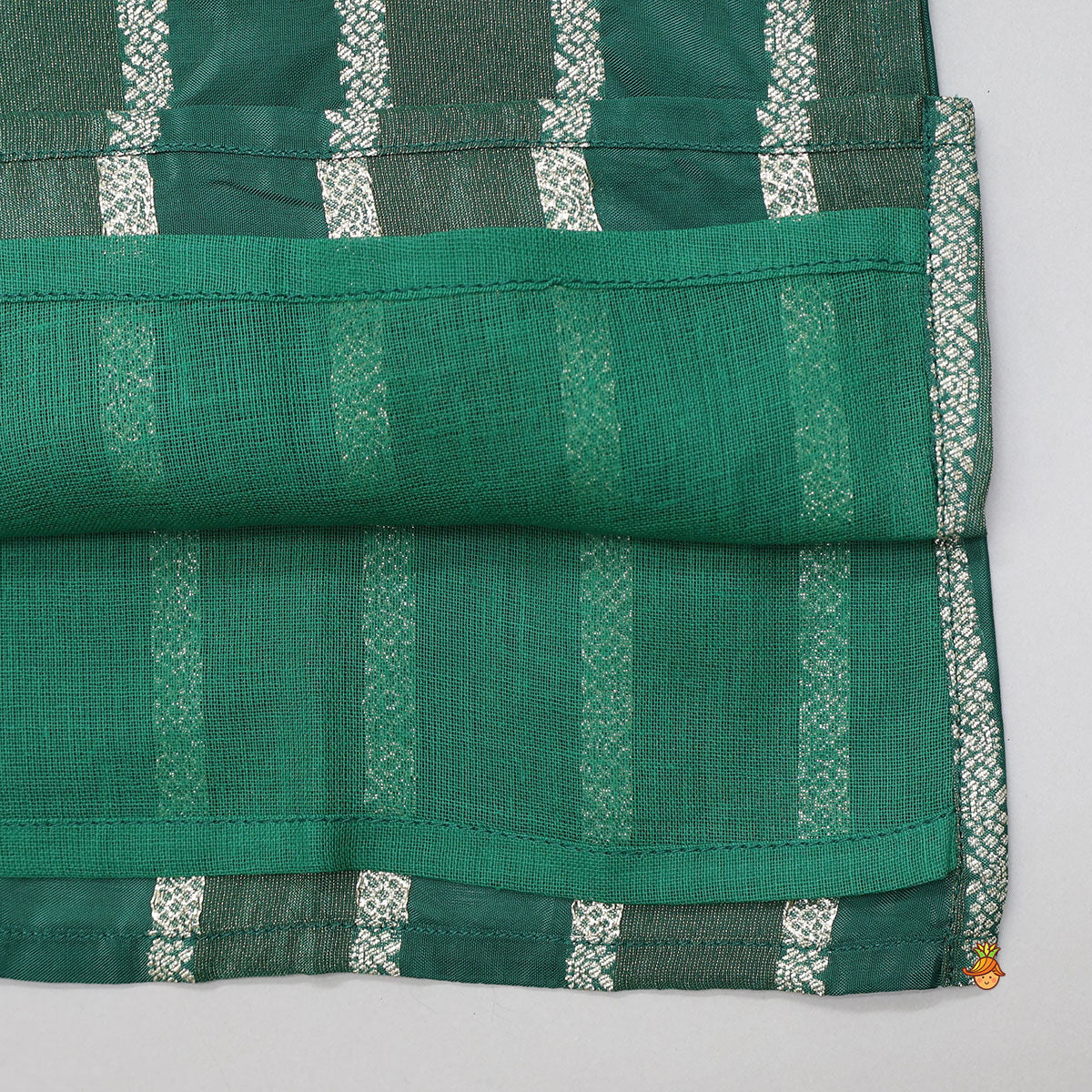 Pre Order: Festive Shimmer Panel Kurta With Pyjama