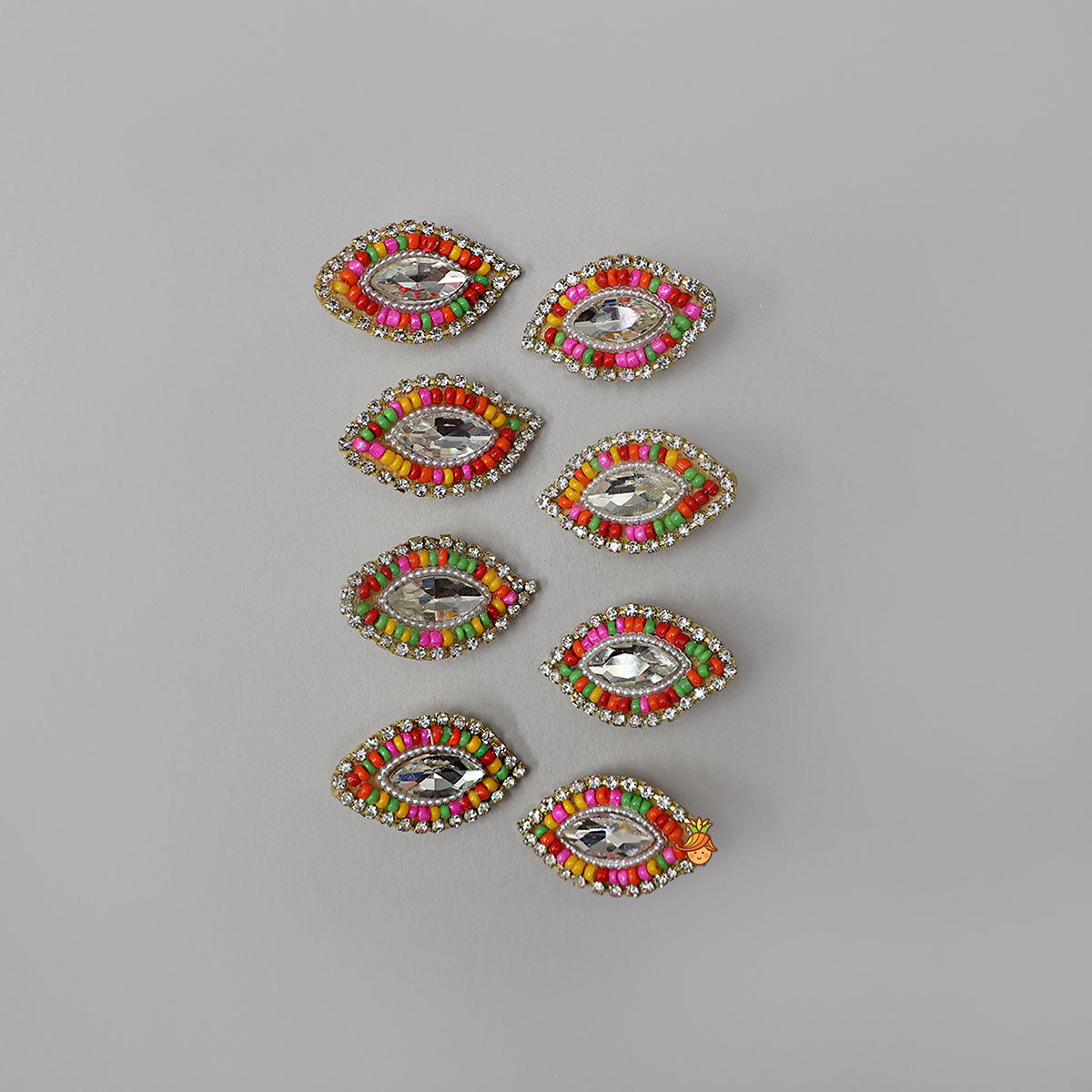 Colourful Beaded Hair Clips