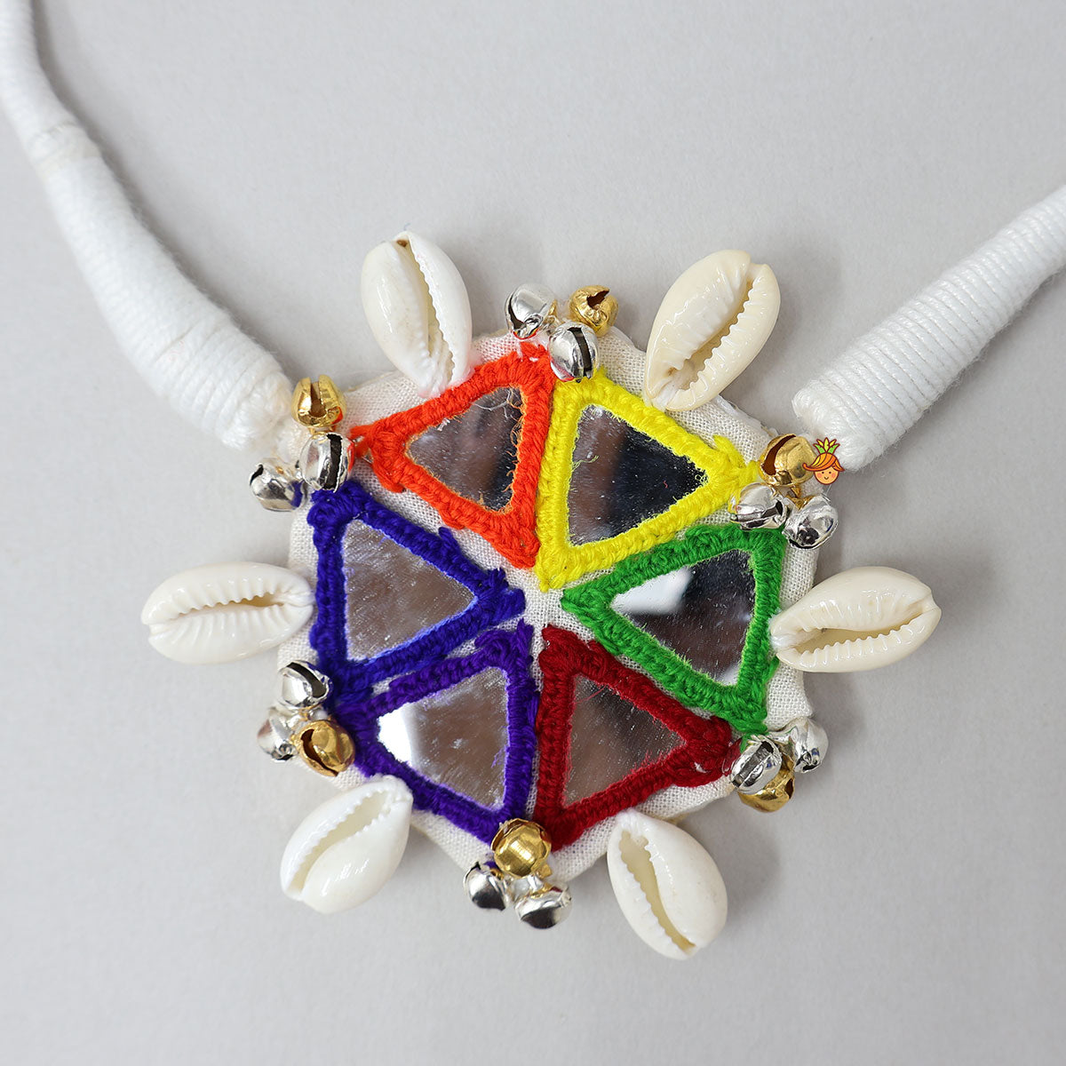 Beautiful Mirror Work Necklace