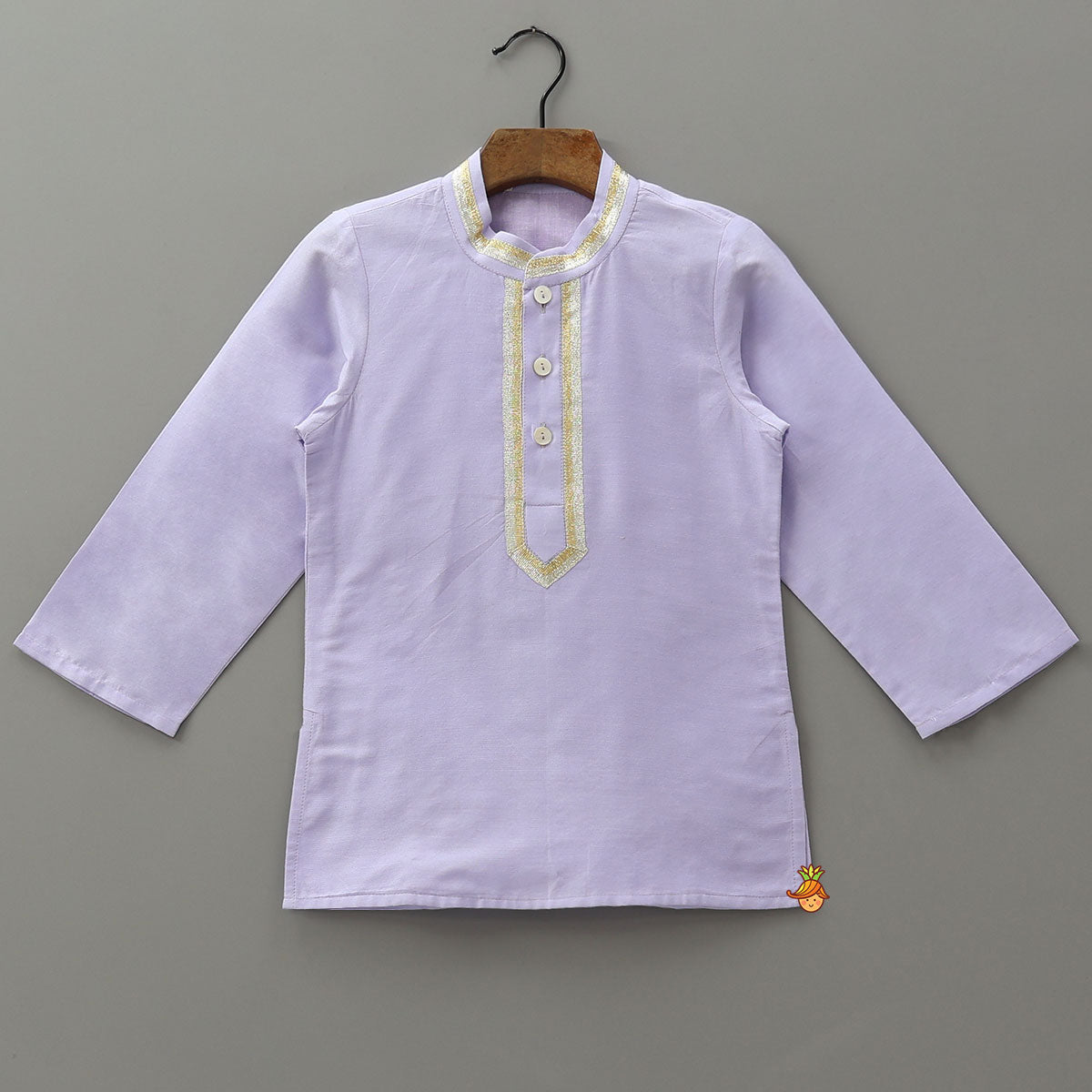 Pre Order: Classic Front Placket Ethnic Kurta And Pyjama