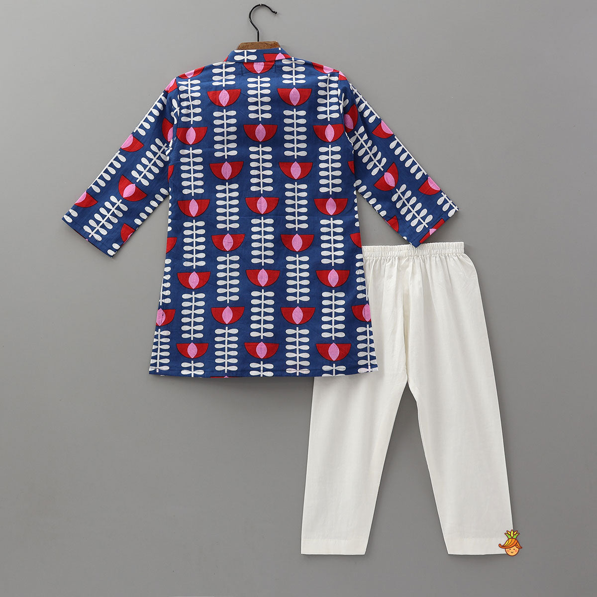 Pre Order: Cotton Printed Kurta And Pyjama