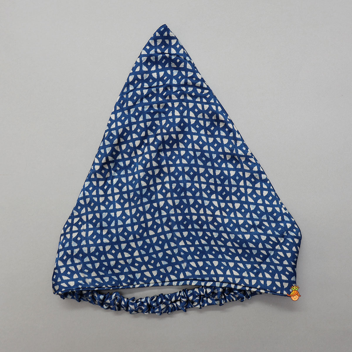 Pre Order: Layered Embellished Top With Printed Lehenga And Bandana