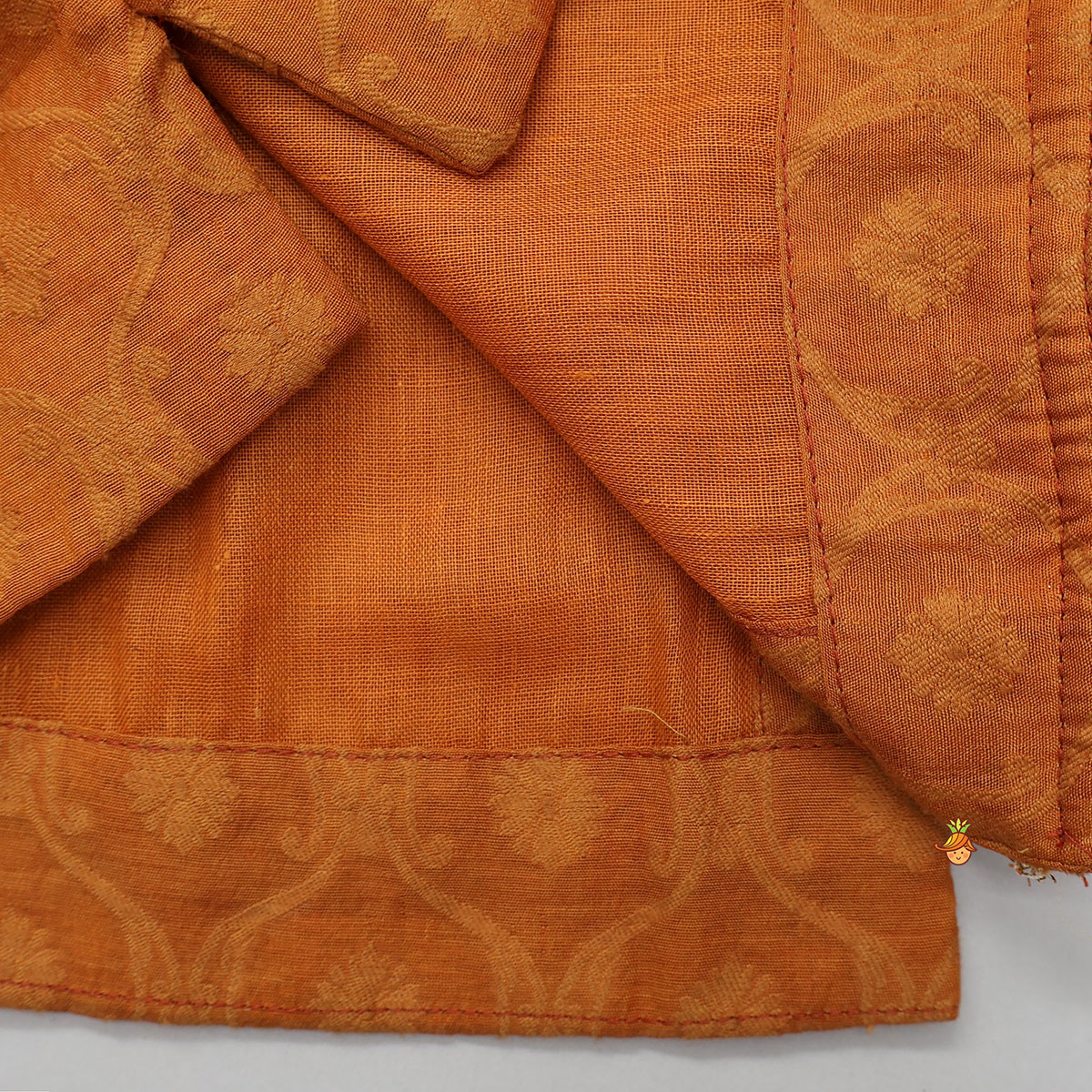 Pre Order: Festive Angrakha Kurta With Printed Dhoti