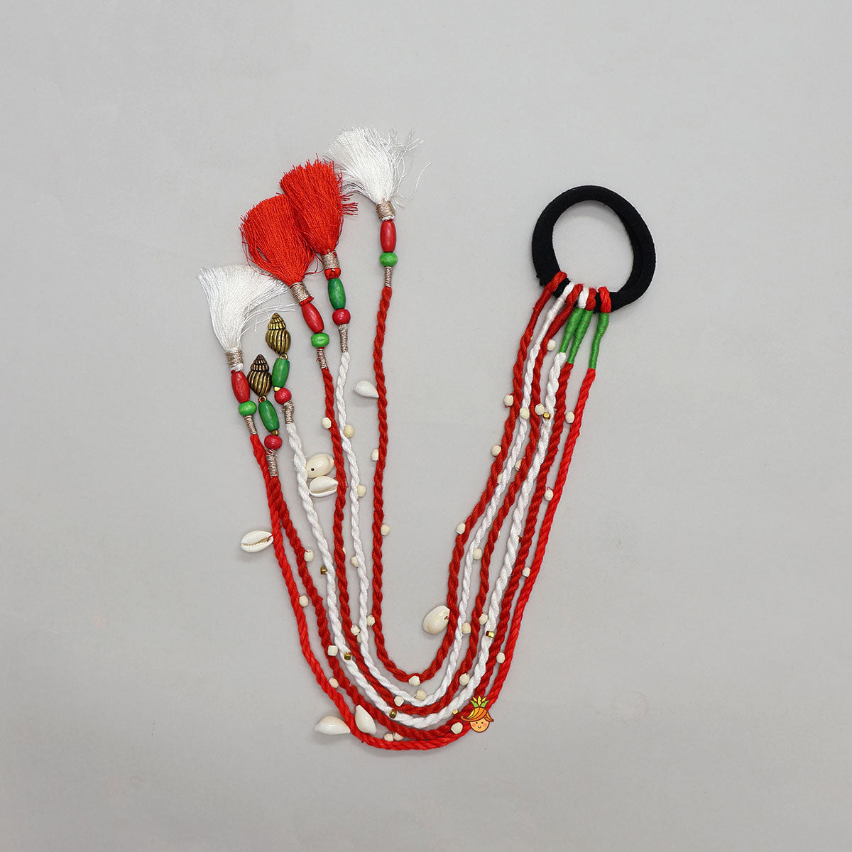 Handcrafted Fringe Detail Hair Tie Parandi