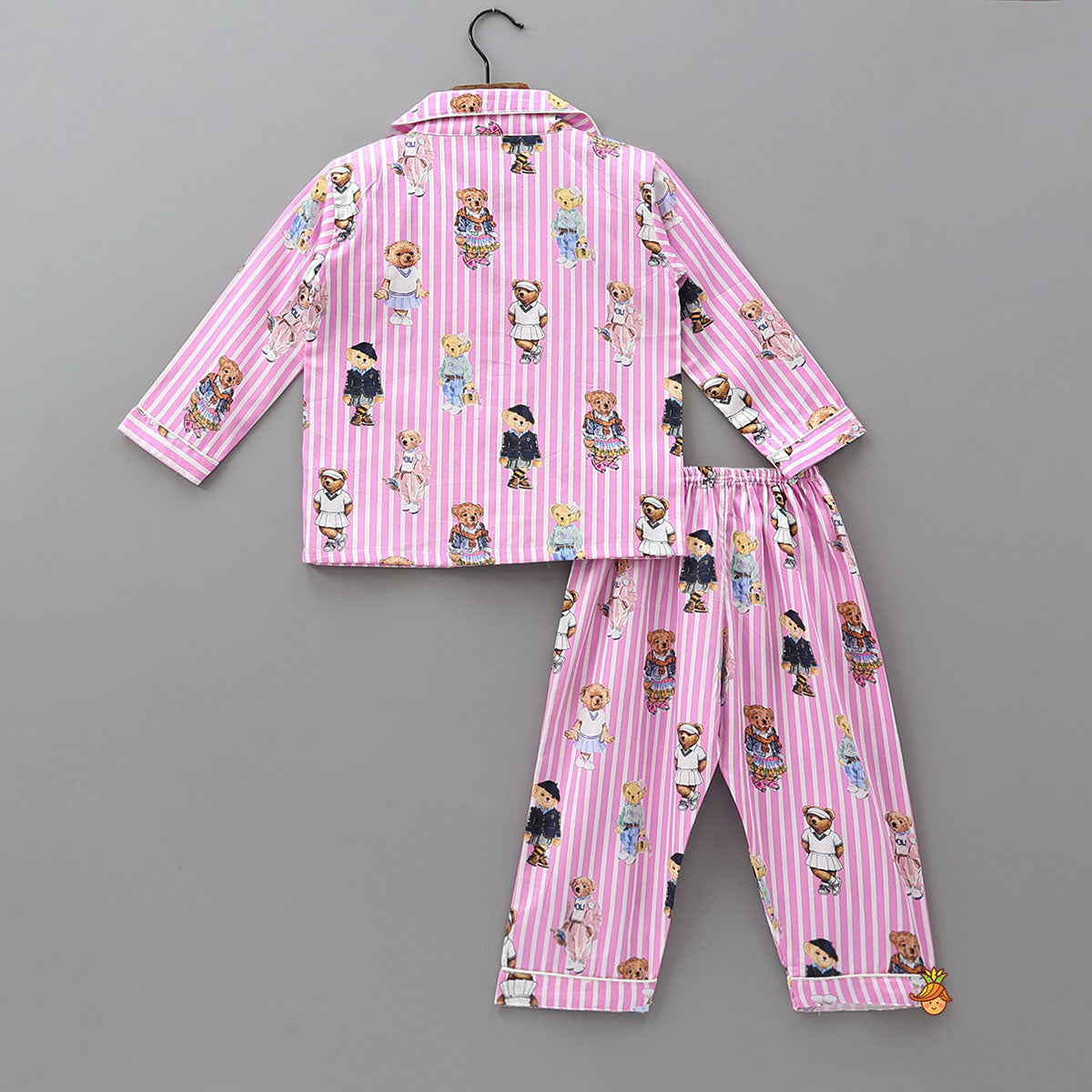 Cute Striped Sleepwear Set