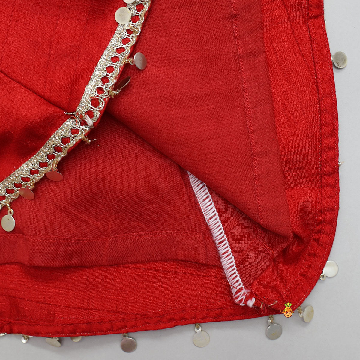 Pre Order: Beautifully Embroidered Neckline Kurti And Salwar