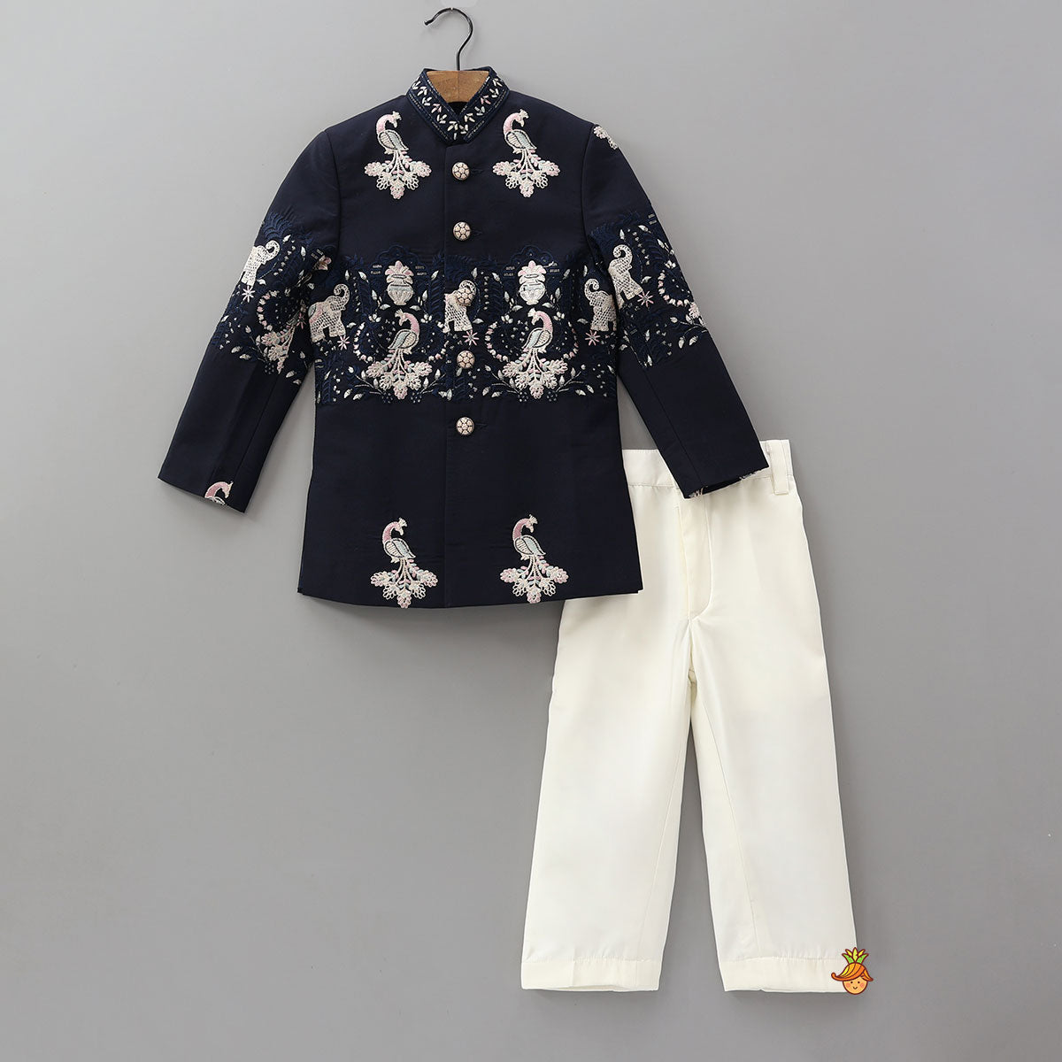 Pre Order: Intricately Embroidered Sherwani And Pant