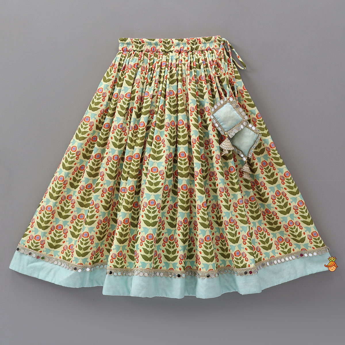 Bib Style Top And Lehenga
