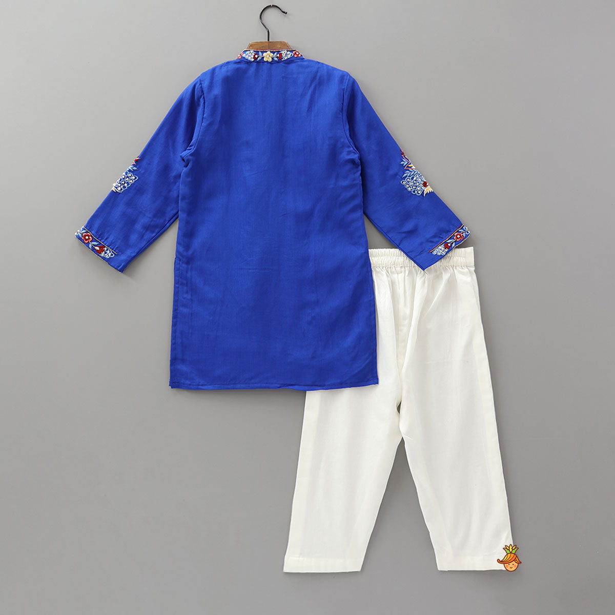 Pre Order: Exquisite Embroidered Kurta And Pyjama