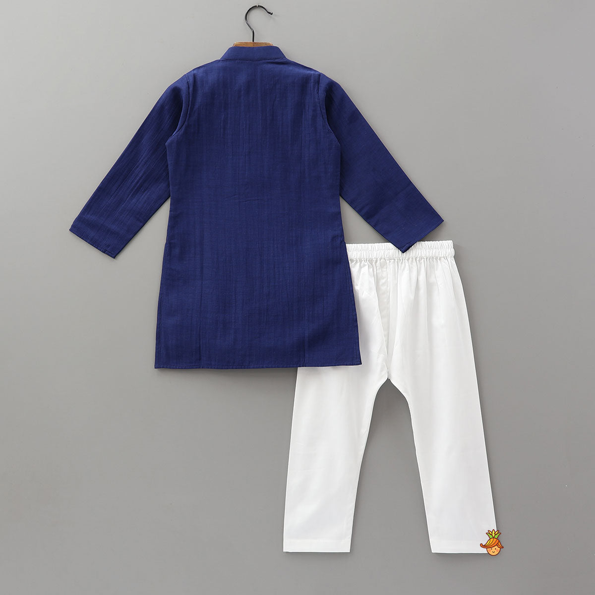 Pre Order: Contrasting Patchwork Kurta And Pyjama