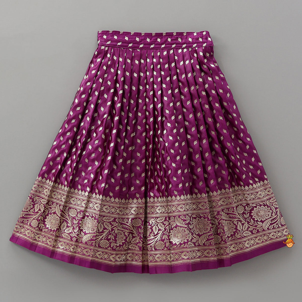 Pre Order: Stunning Embroidered Crop Top And Brocade Lehenga