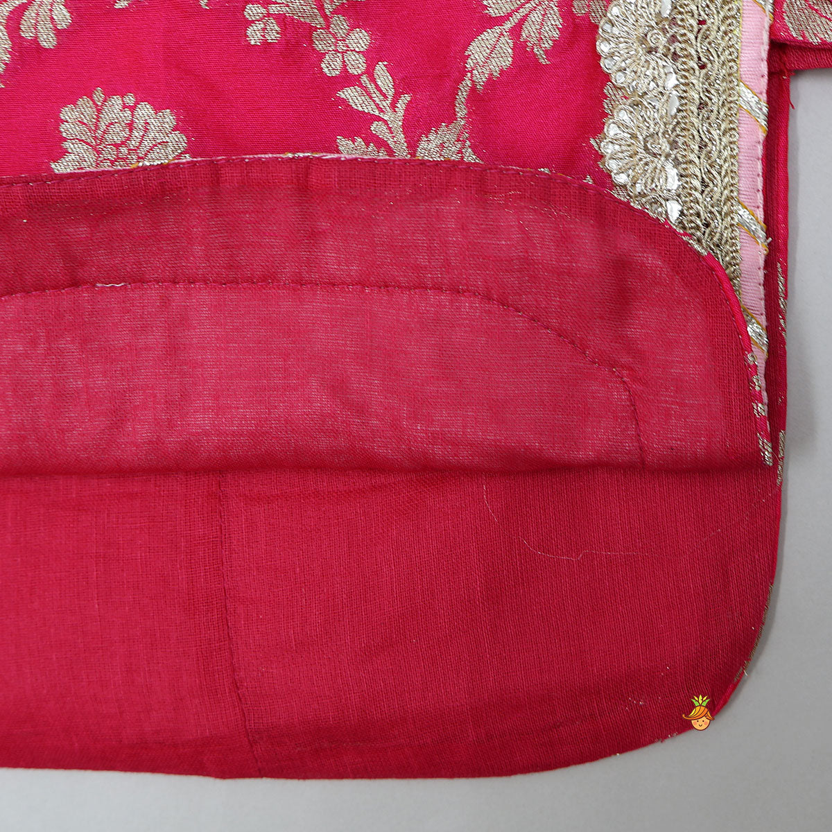 Pre Order: Brocade Top And Contrasting Sharara With Dupatta