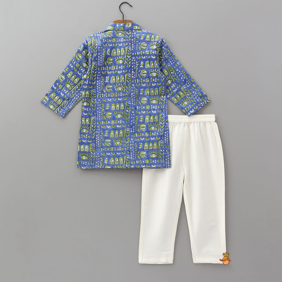 Hand Block Printed Classic Kurta And Pyjama
