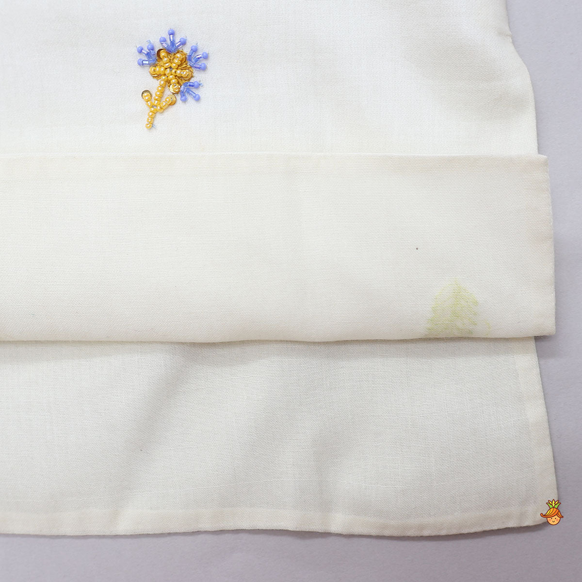 Pre Order: Bead Embroidered Kurta And Pyjama