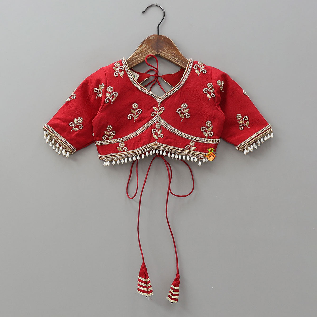 Pre Order: Heavily Embroidered Crop Top And Lehenga With Dupatta
