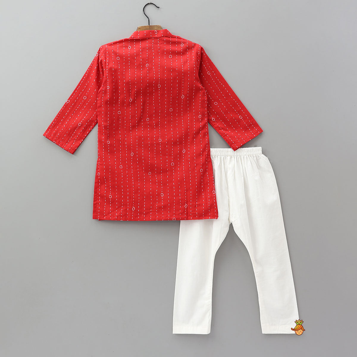 Pre Order: Applique Work Kurta And Pyjama