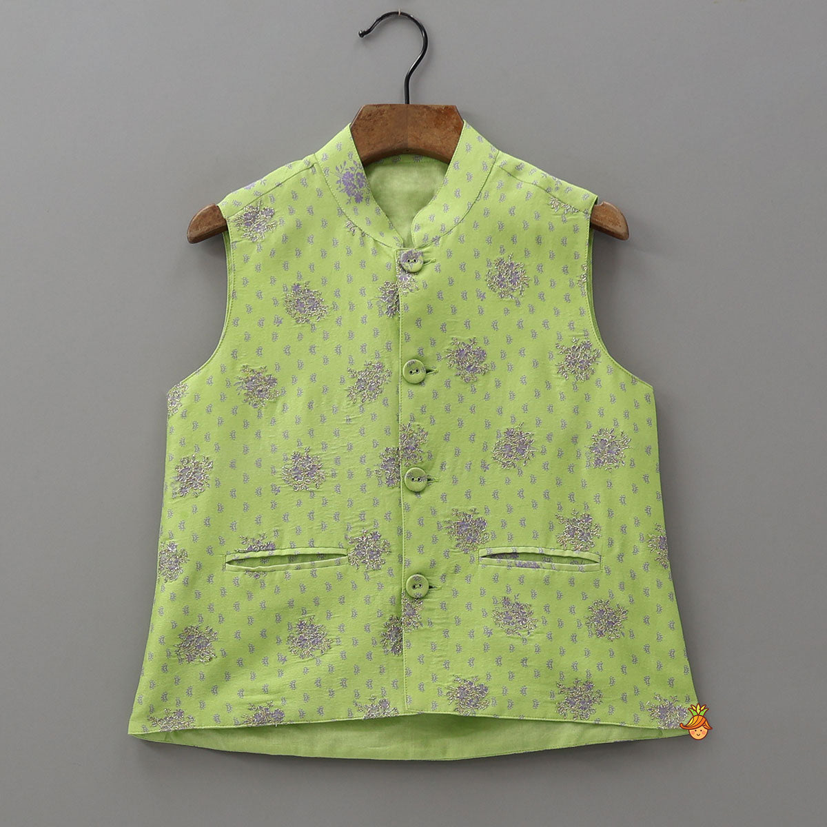 Pre Order: Dual Pocket Detailed Printed Jacket