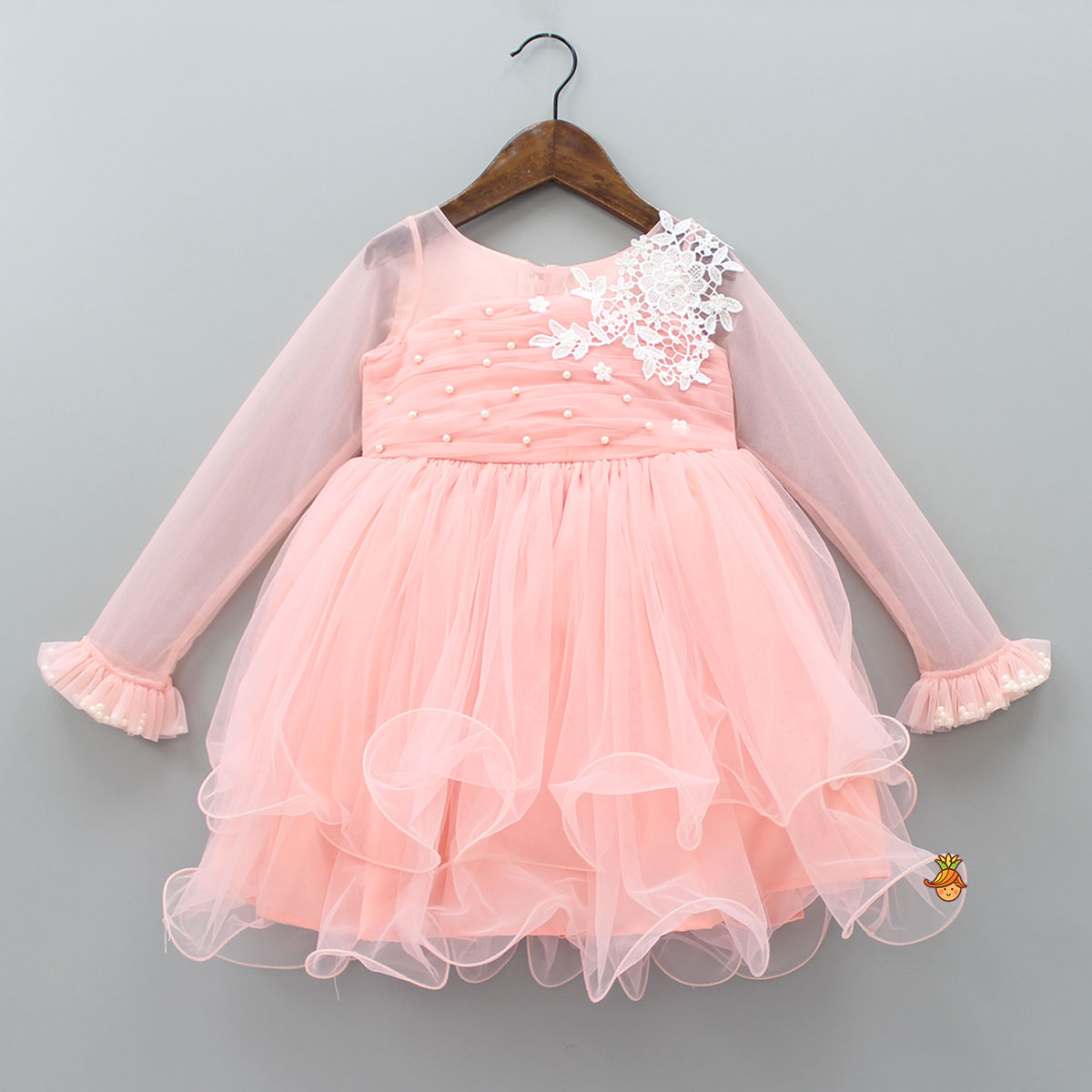 Floral Work Dress With Hairclip
