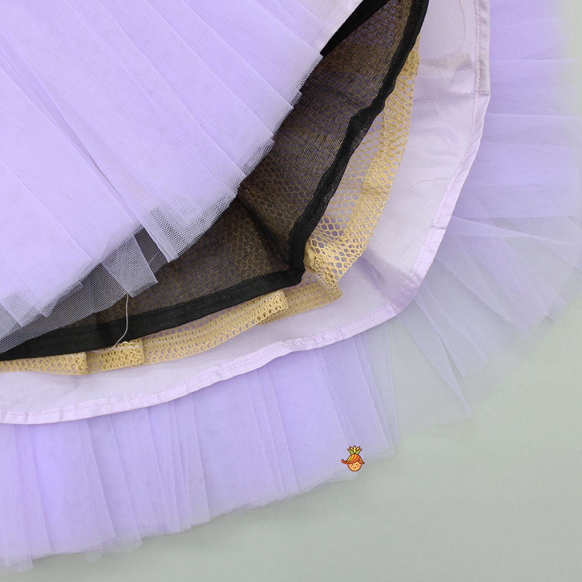 Pre Order: Sequins Embellished Peplum Dress With Net Bottom And Matching Bowie Hair Clip