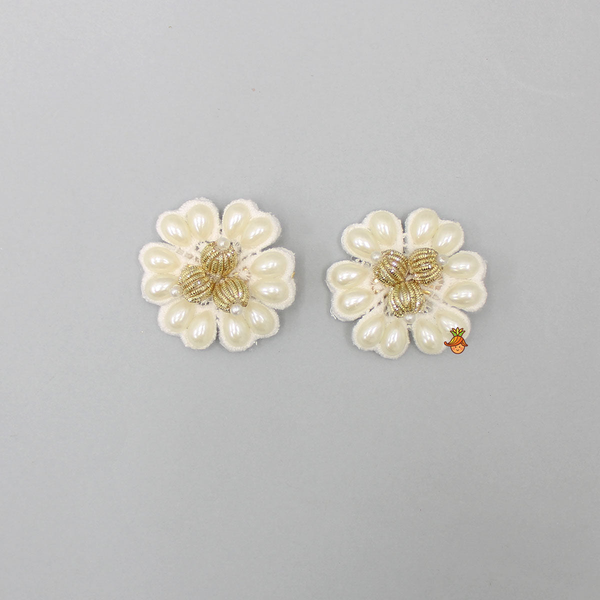 Elegant Patch Work Hair Clip - Set of 4