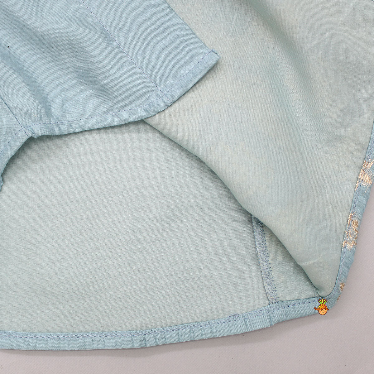 Zari Brocade Embroidered Stylish Kurta And Pyjama