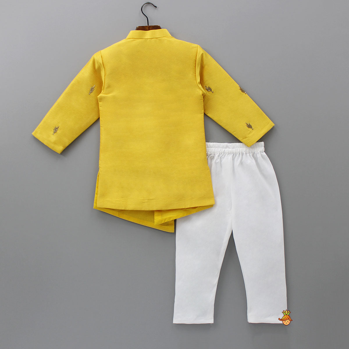 Pre Order: Yellow Kurta And Pyjama