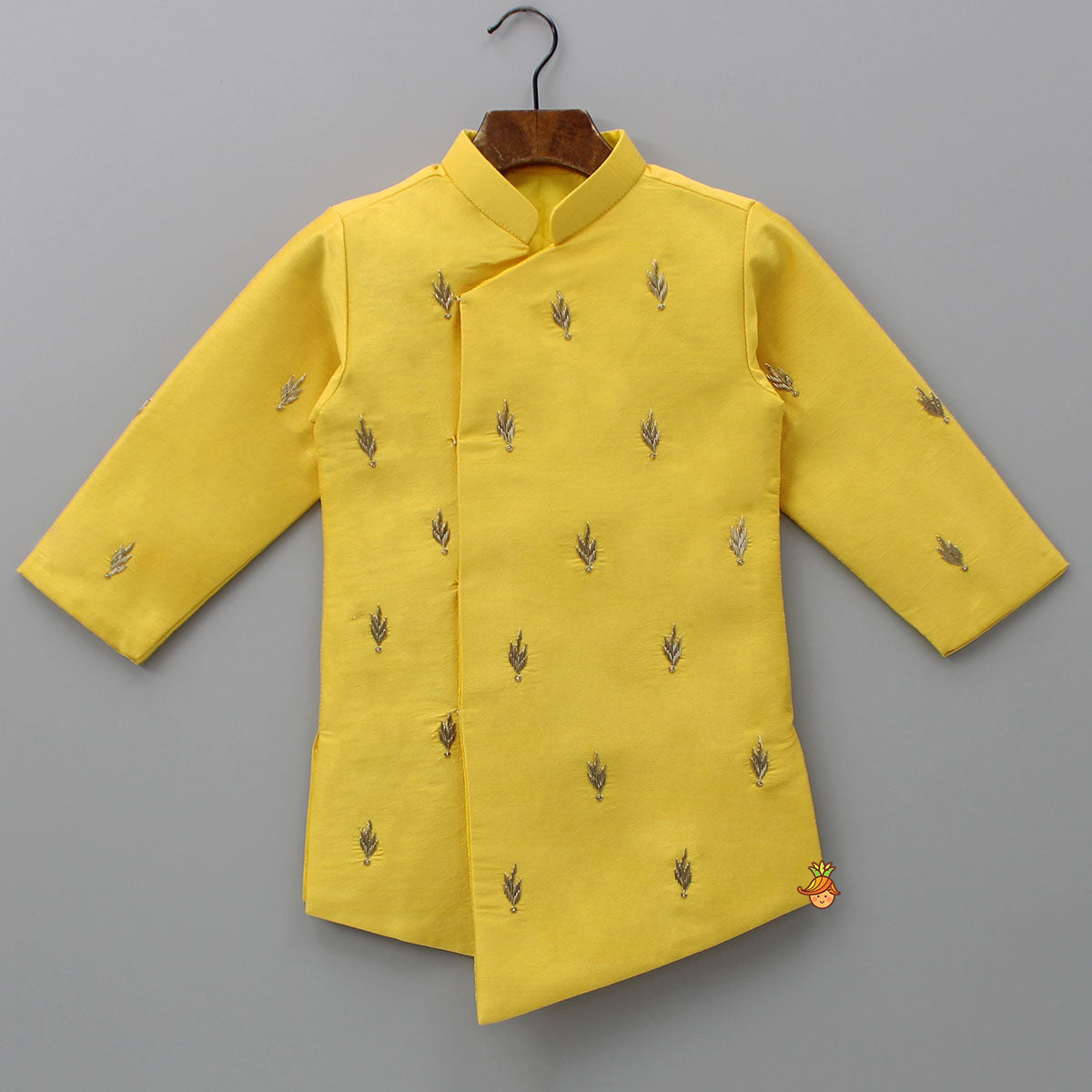 Pre Order: Yellow Kurta And Pyjama